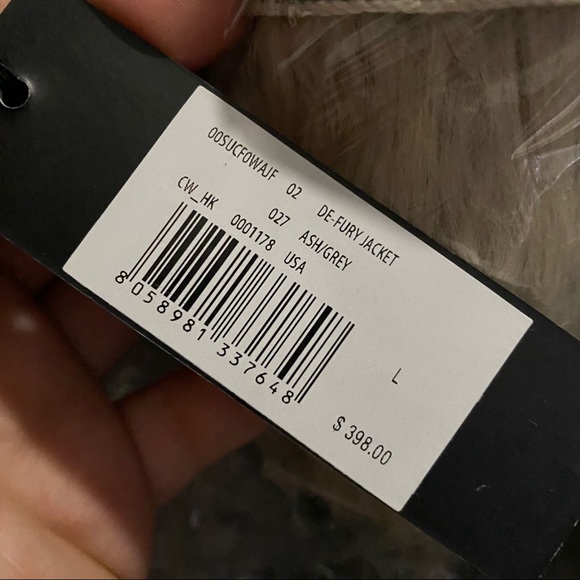 Diesel Denim Furry Sleeveless Reversible Jacket - Picture 8 of 8